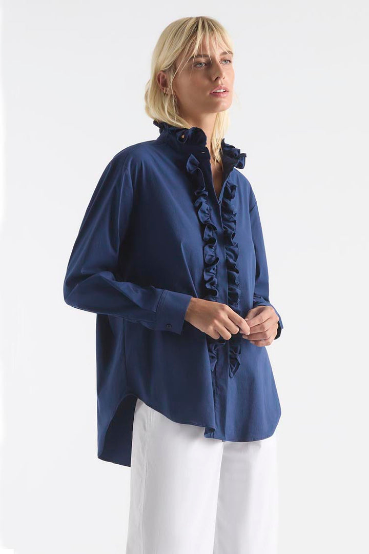 Bistro Blouse in Ocean
