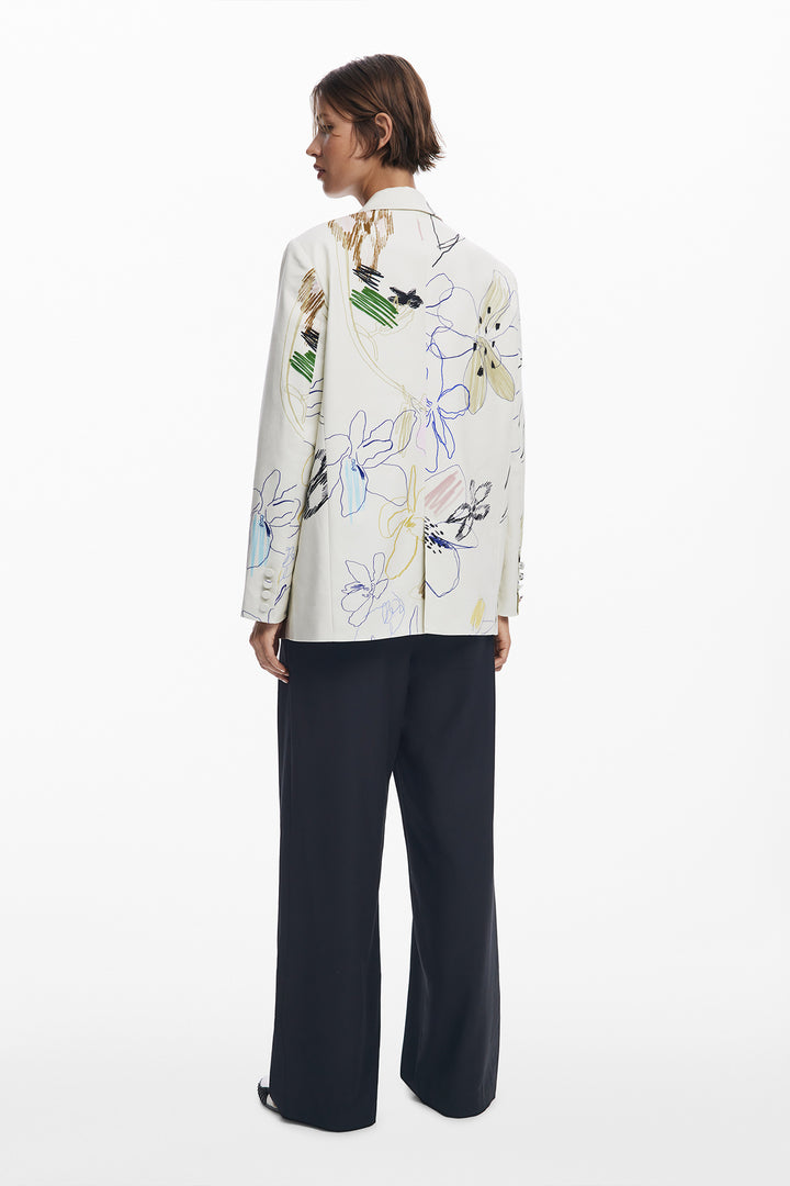 Arty Blazer w Strokes in Crudo