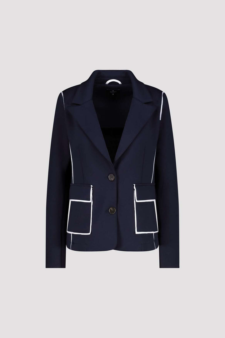 Blazer w White Detail in Marine