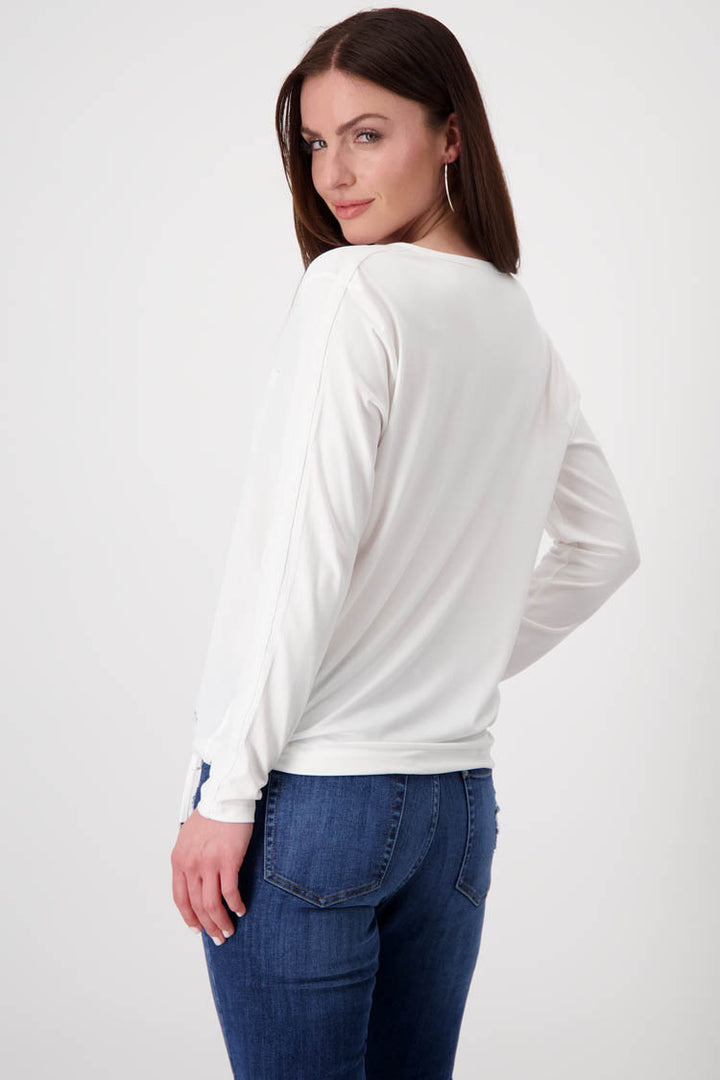 Blouse Shirt with Rhinestones