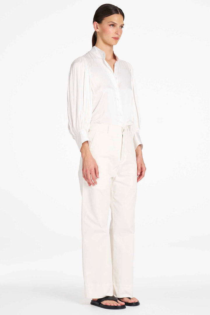 Blouson Shirt in Ivory