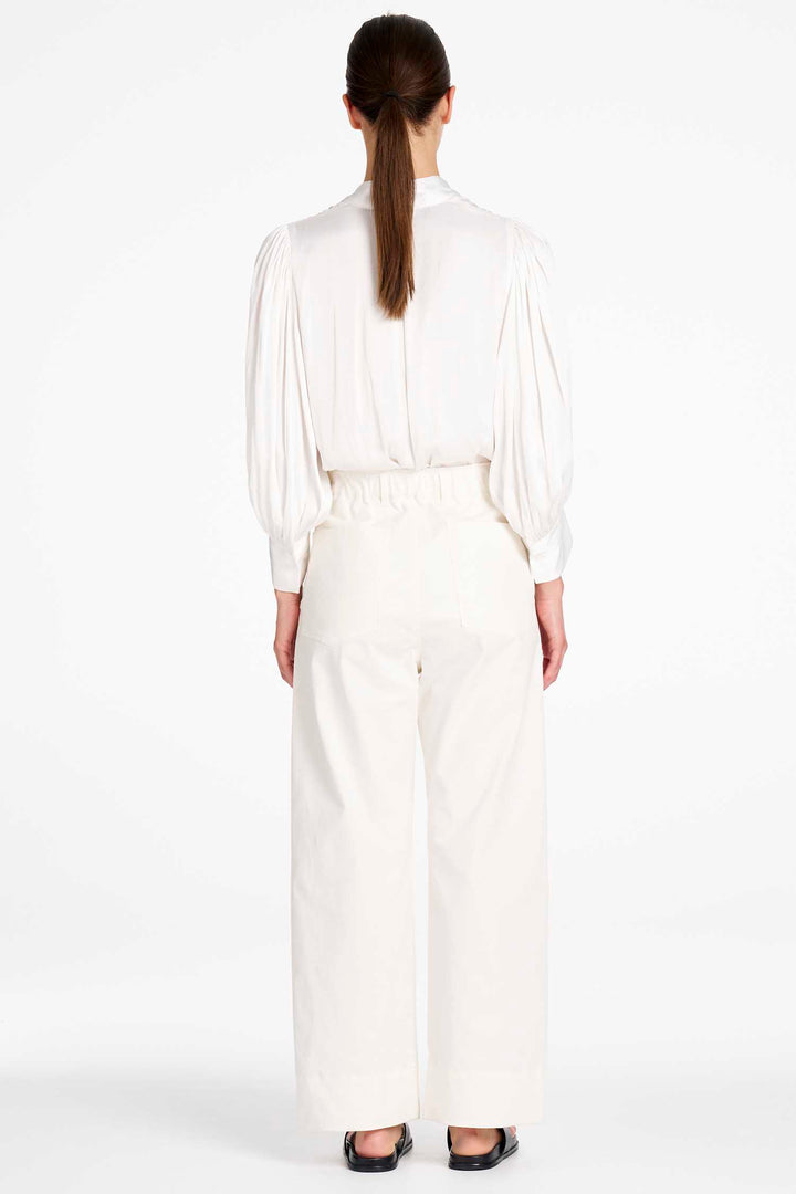 Blouson Shirt in Ivory