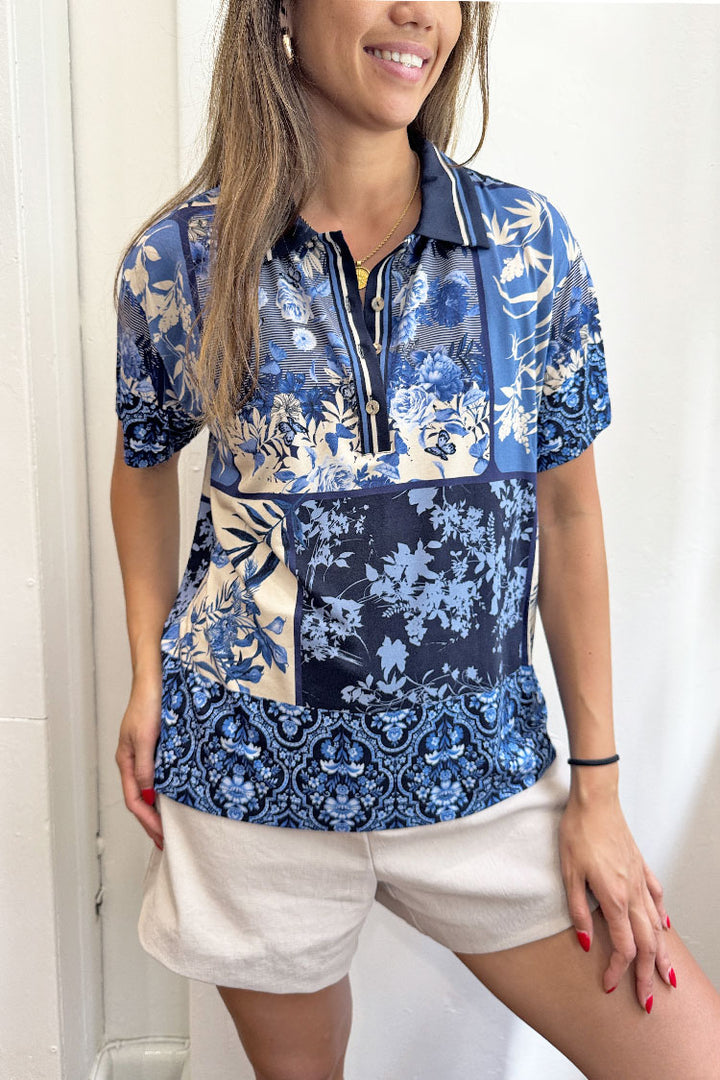 Blue Dreams Fav Polo Tee