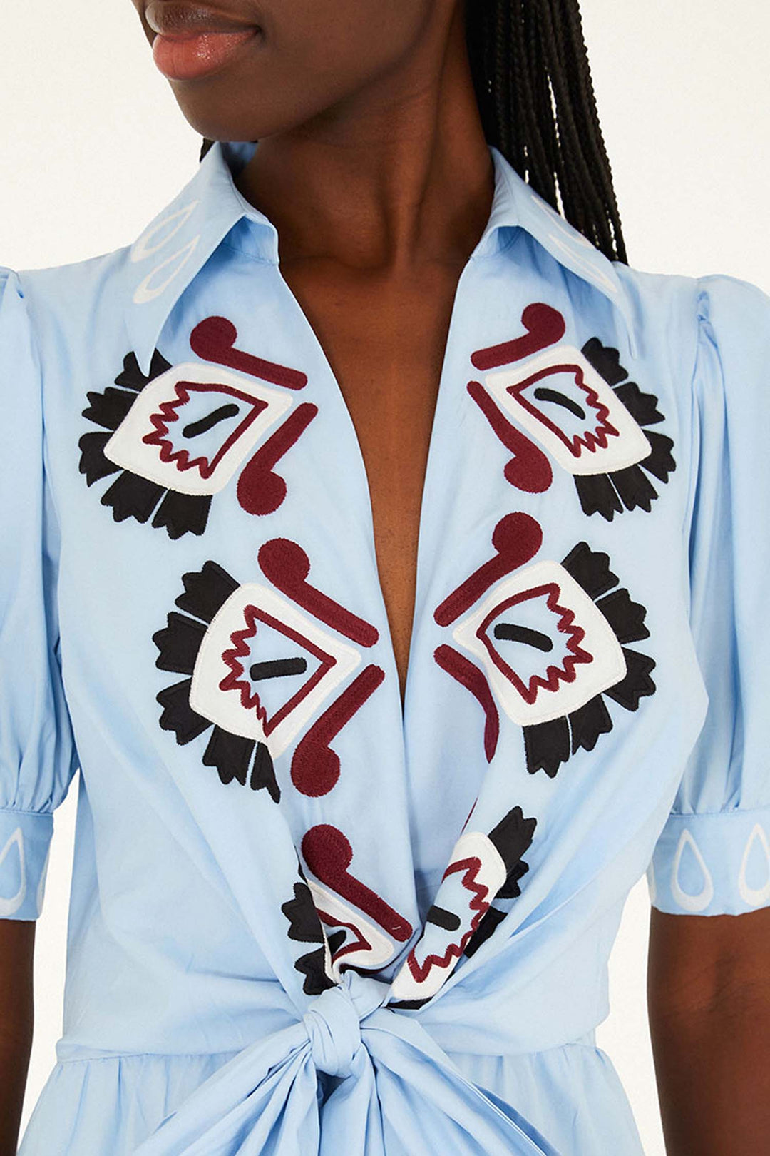 Blue Artisanal SS Maxi Dress