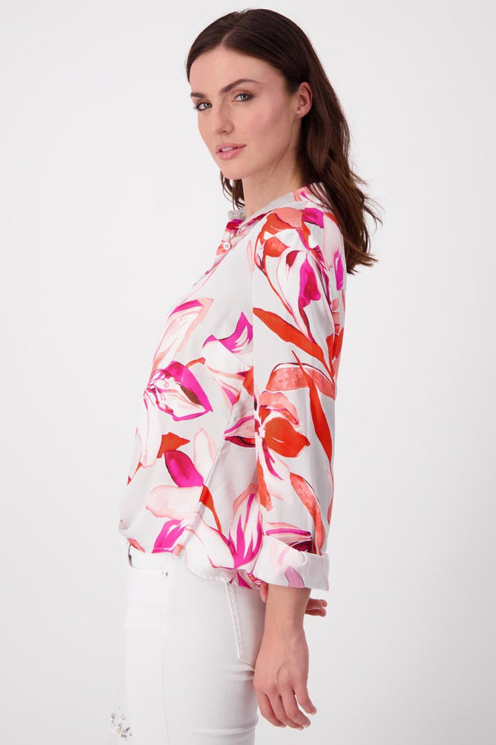 Bold Floral Shirt in Coral | FINAL SALE