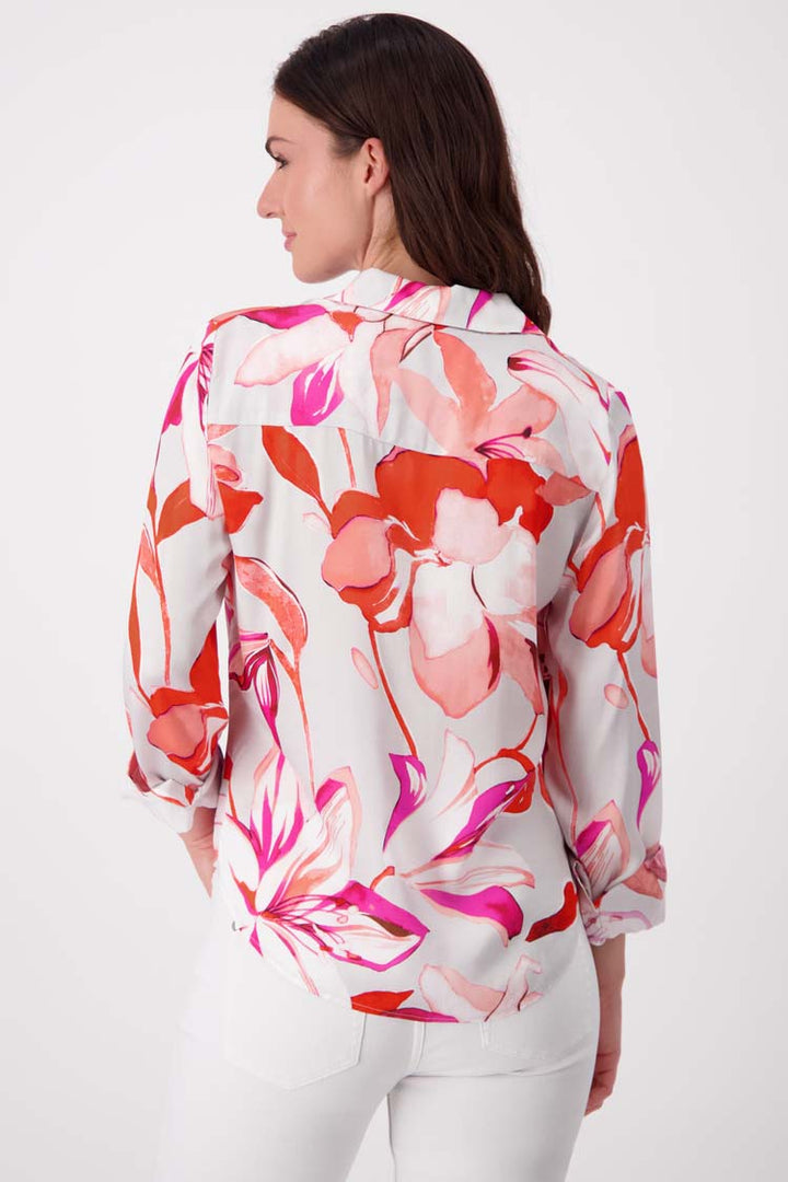 Bold Floral Shirt in Coral | FINAL SALE