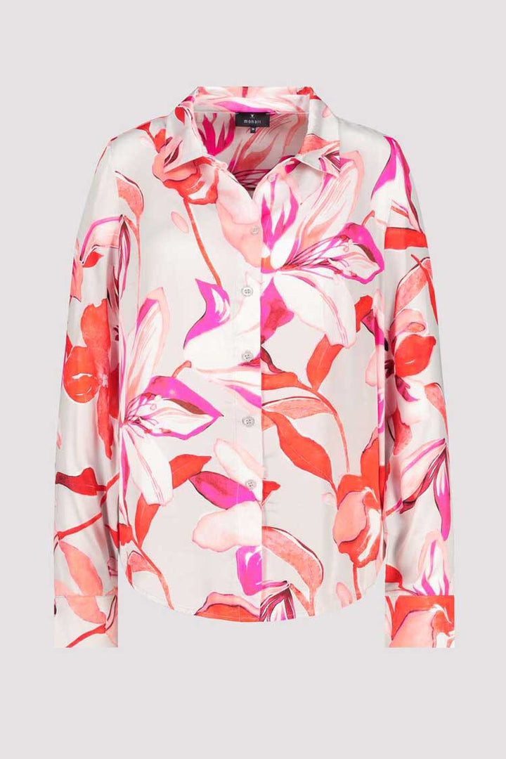 Bold Floral Shirt in Coral | FINAL SALE