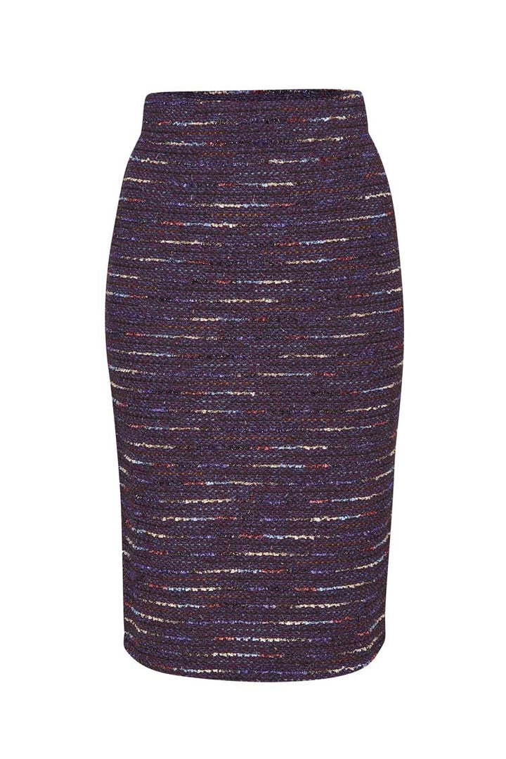 Boucle Pencil Midi Skirt