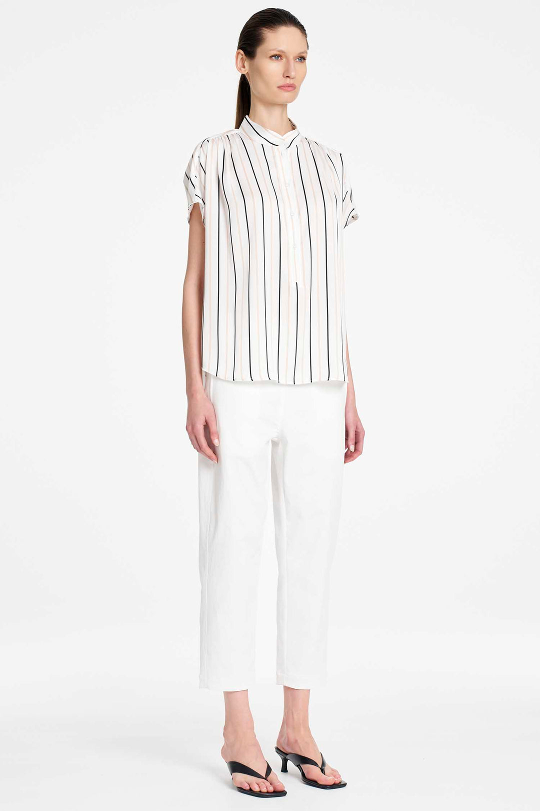 Bow Pant in Ivory