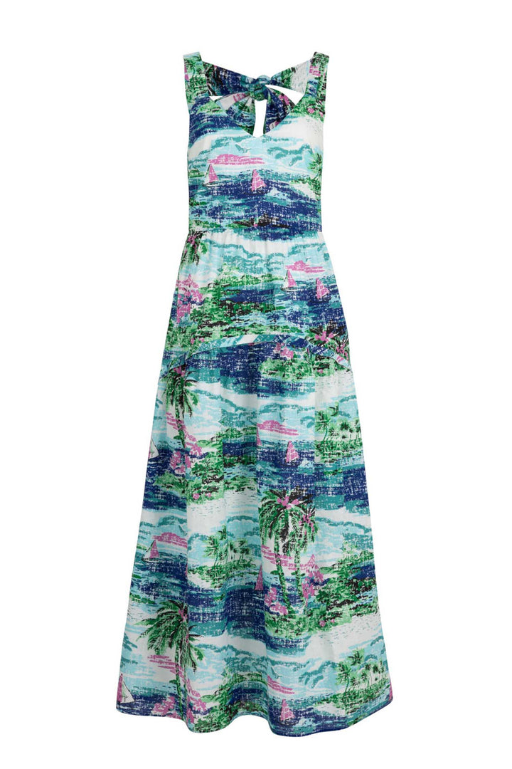 Bow-Nanza Dress in Blue