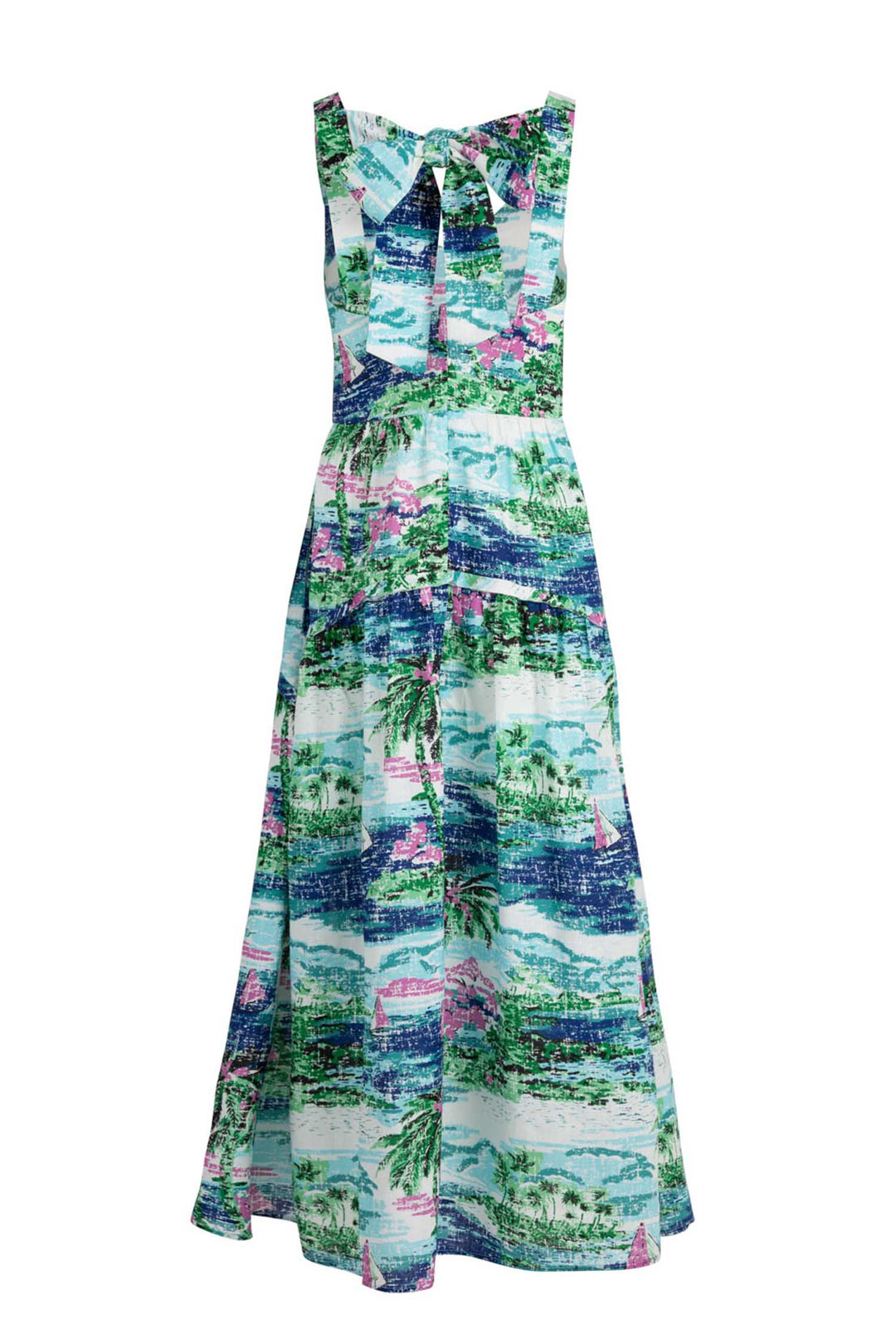 Bow-Nanza Dress in Blue