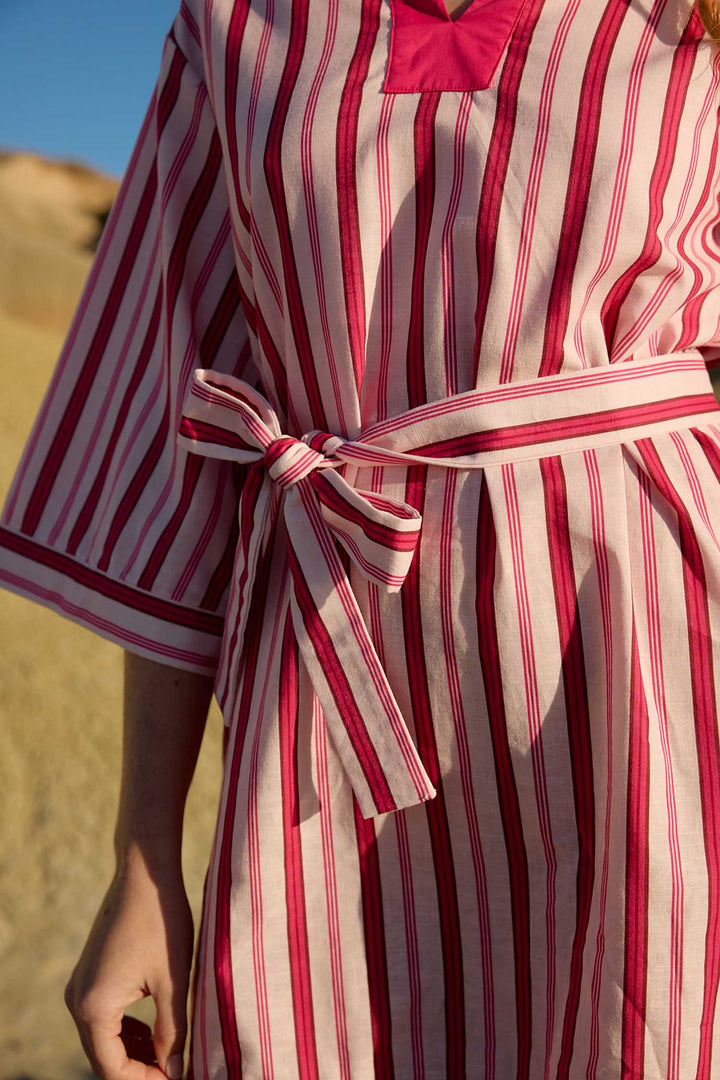 Bridget Mini Dress in Icing Stripe