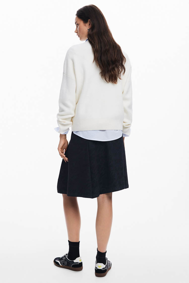 Brushstroke LS Sweater