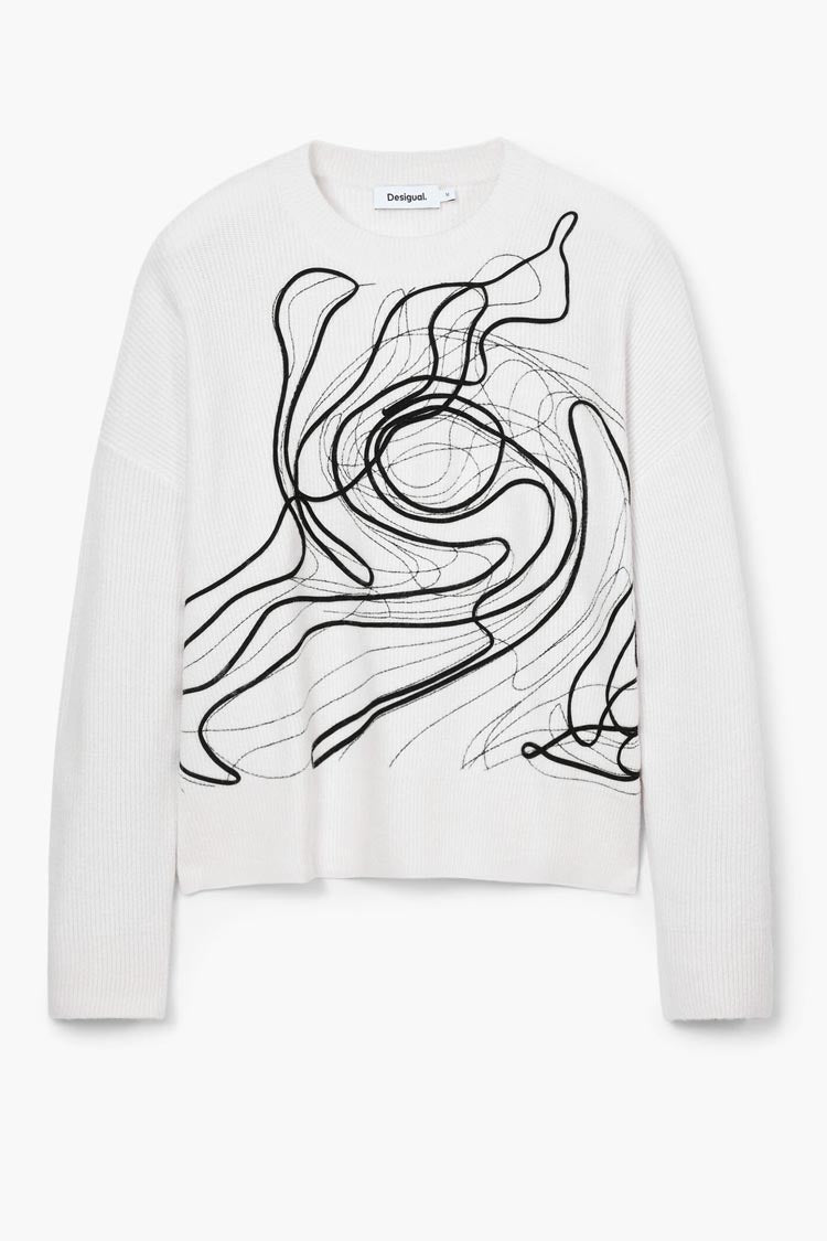 Brushstroke LS Sweater