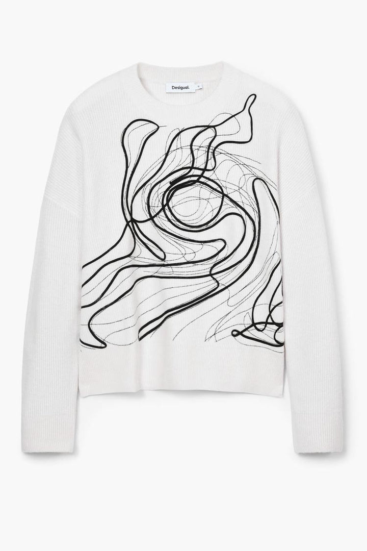 Brushstroke LS Sweater
