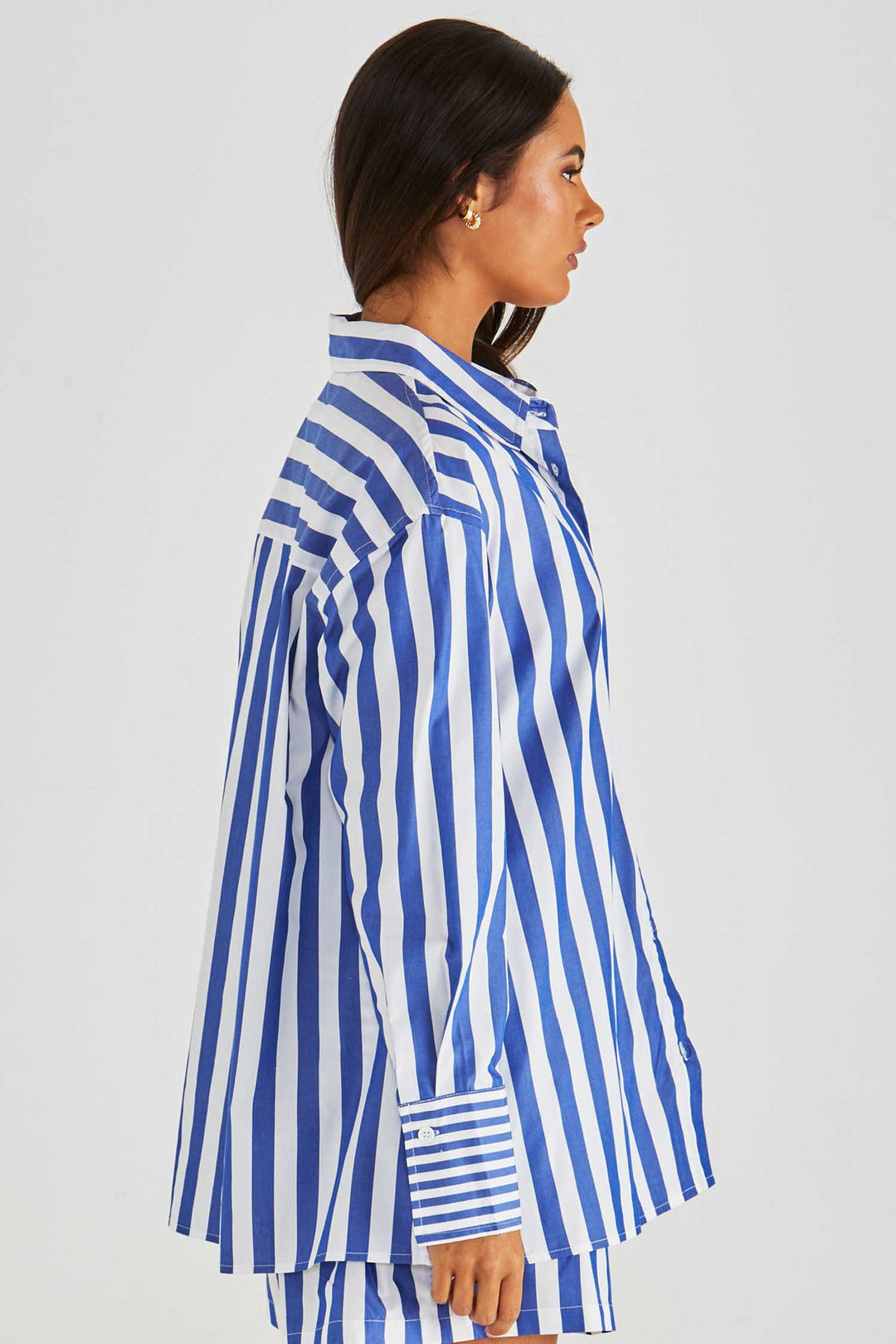 Brynne Shirt in Blue Stripe