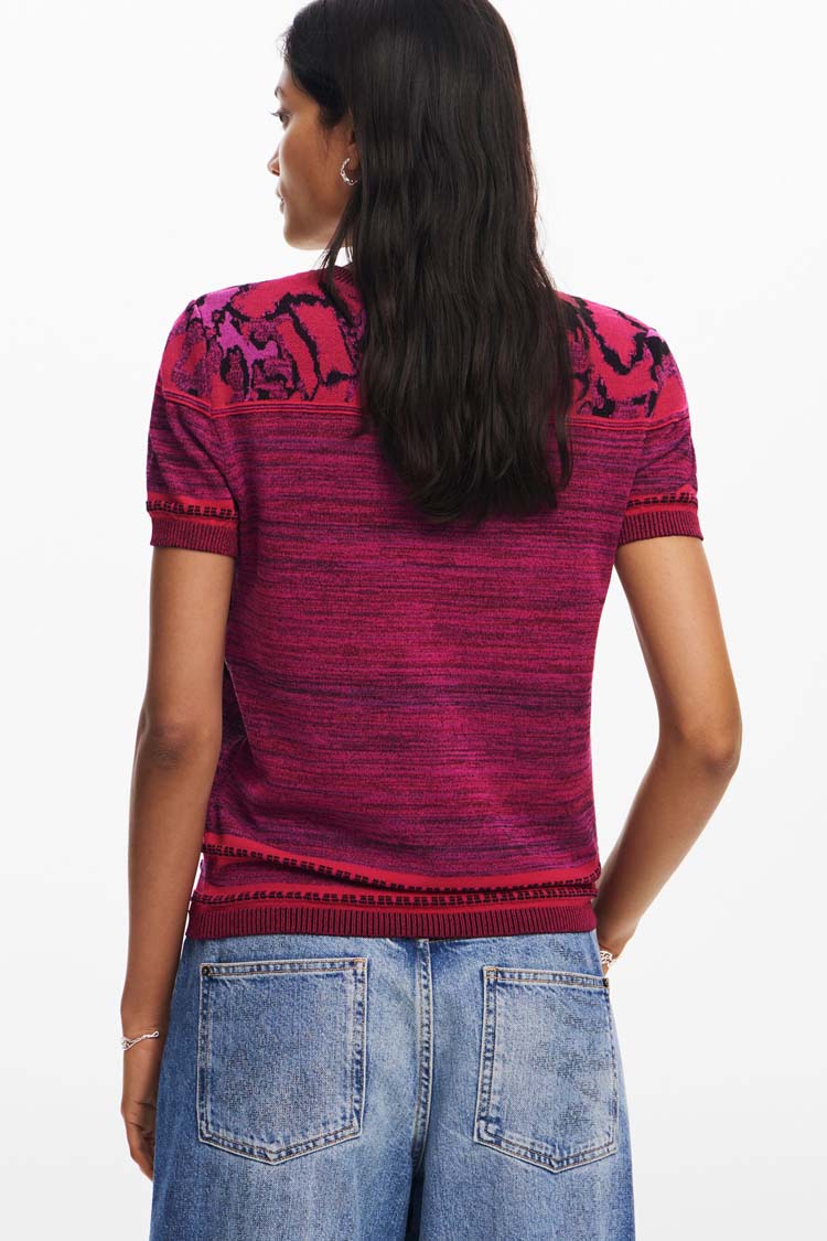 Butterfly Knit T-Shirt