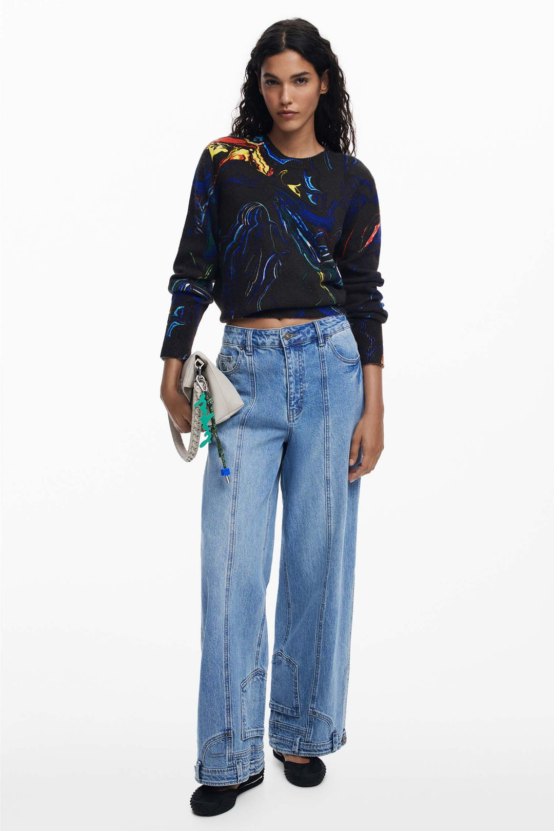 Butterfly Lacroix Sweater in Black