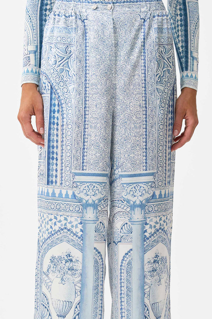 Button Front Lounge Pant in The Hum of the Alhambra