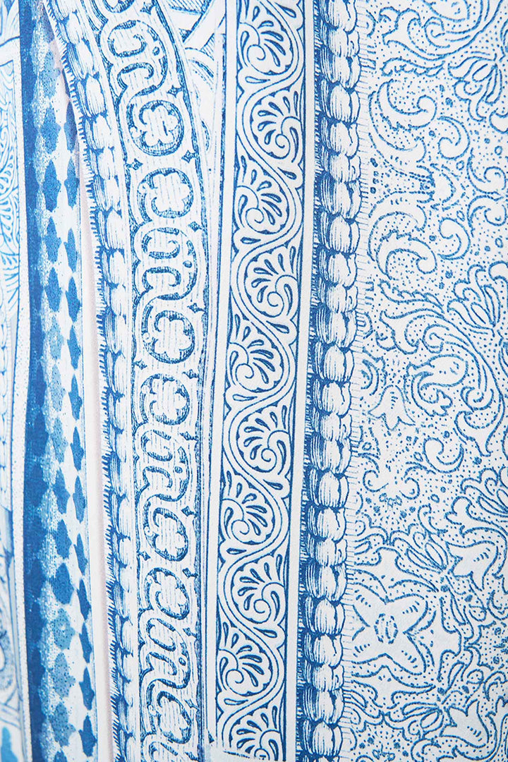 Button Front Lounge Pant in The Hum of the Alhambra