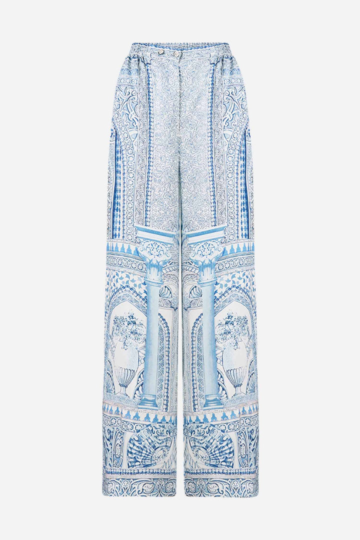 Button Front Lounge Pant in The Hum of the Alhambra