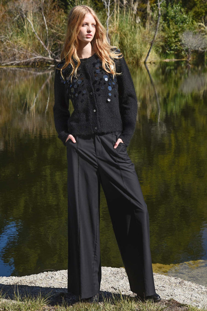 Cardi-Bling Cardigan in Black