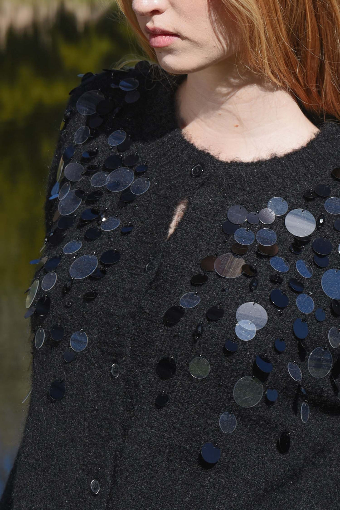 Cardi-Bling Cardigan in Black