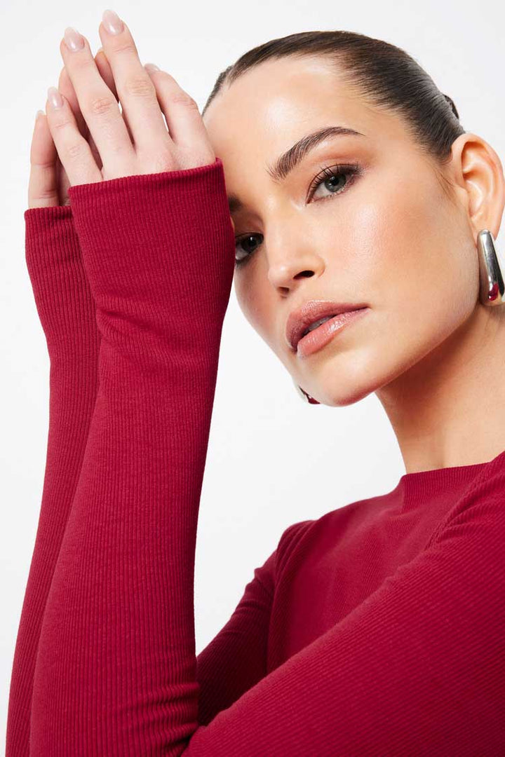Camden Top in Crimson