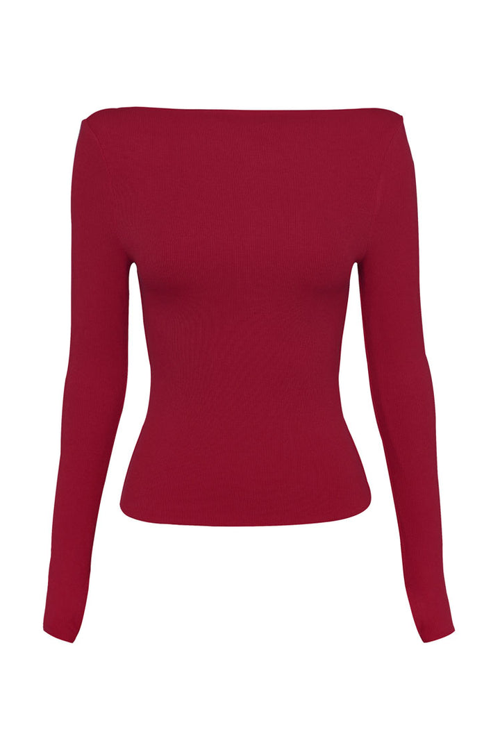 Camden Top in Crimson