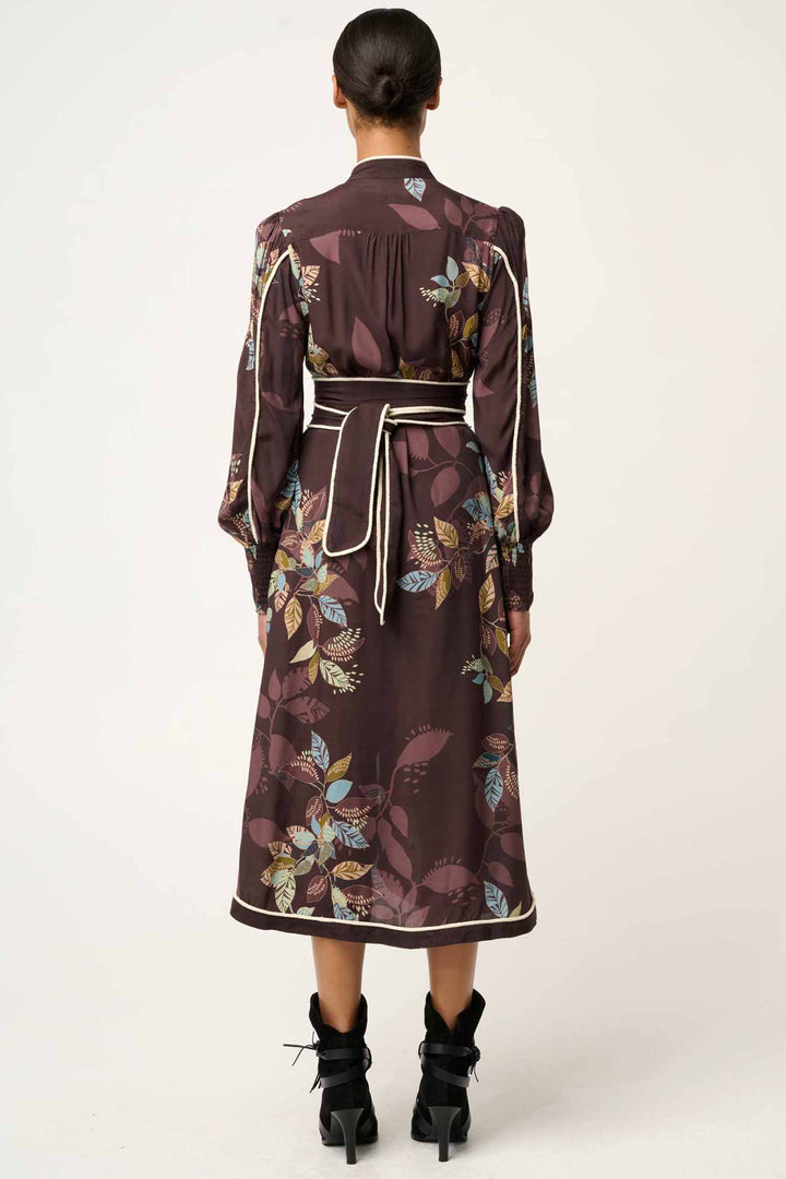 Camille Faile Curved Hem Rope Detail Dress