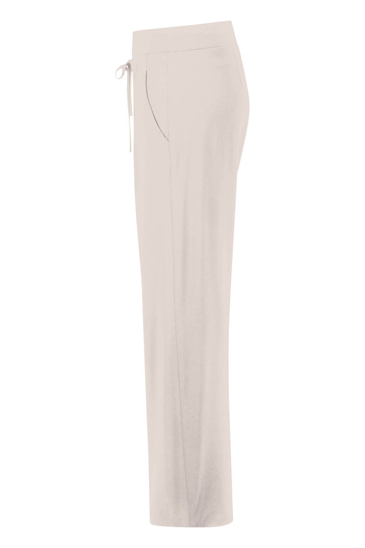 Candice Straight Jersey Pant in Chalk