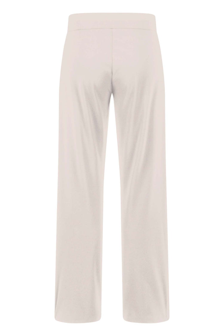 Candice Straight Jersey Pant in Chalk