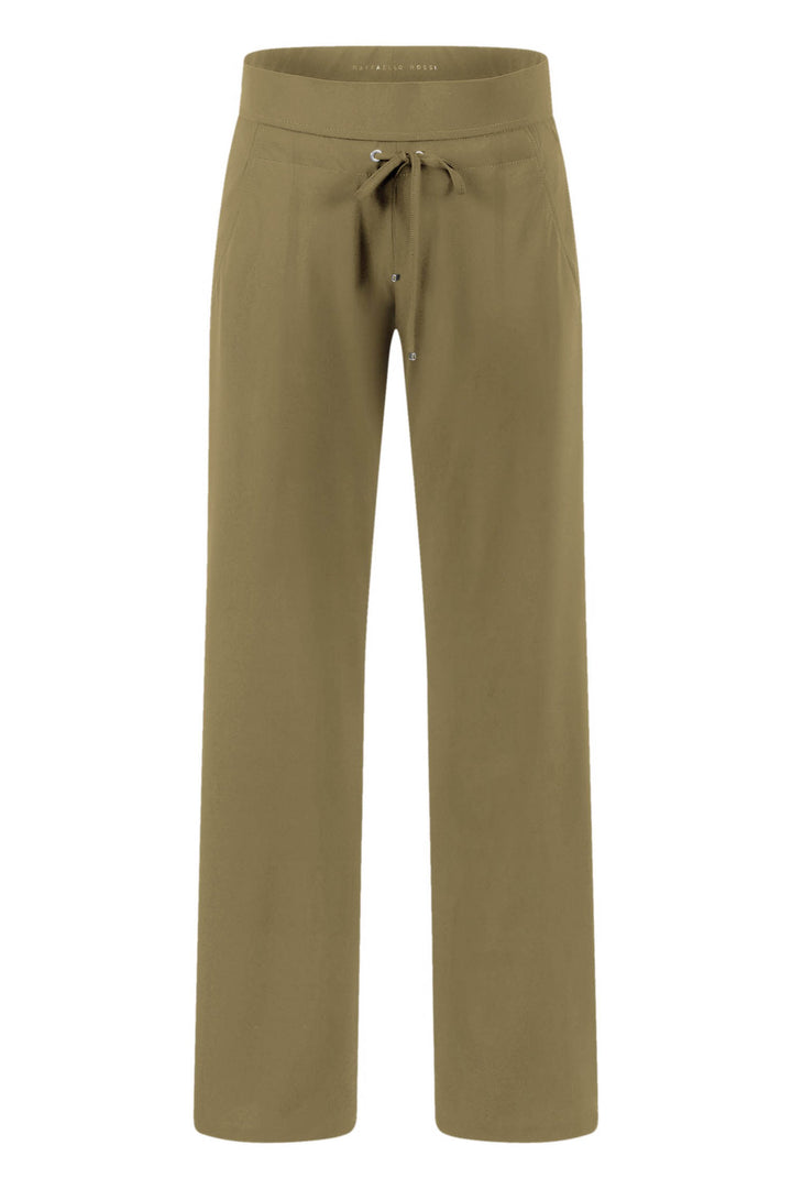 Candice Straight Jersey Pant in Forest Green