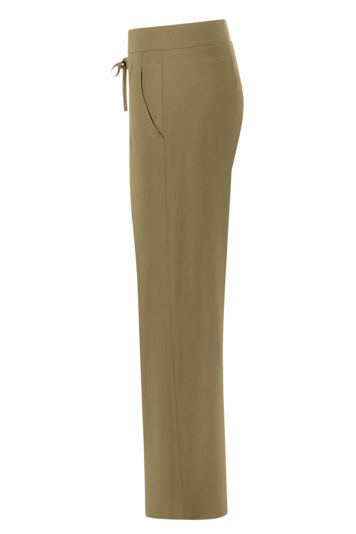 Candice Straight Jersey Pant in Forest Green