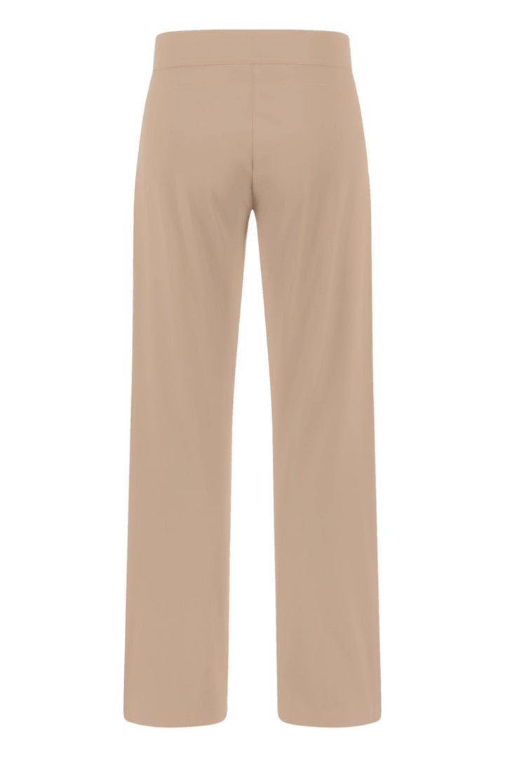 Candice Straight Jersey Pant in Warm Taupe