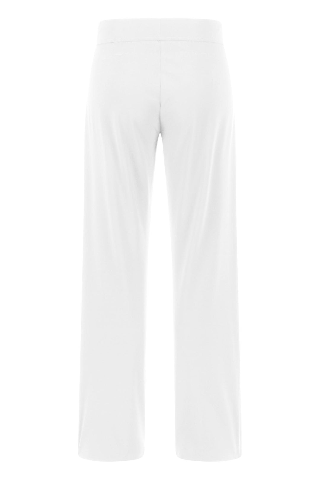 Candice Straight Jersey Pant in White
