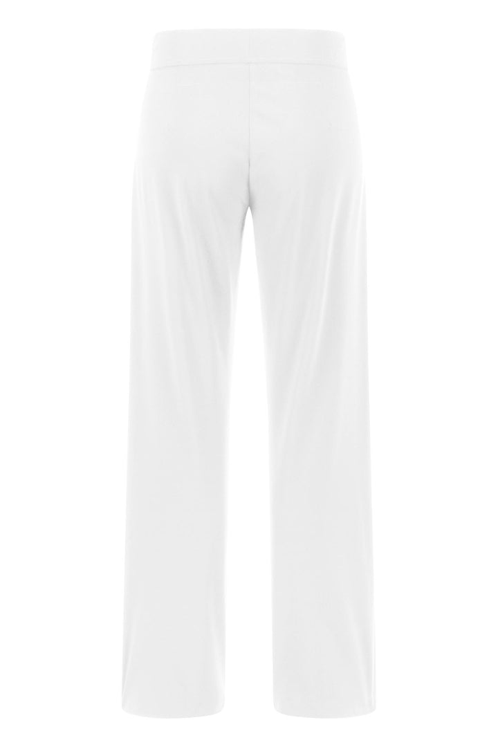 Candice Straight Jersey Pant in White