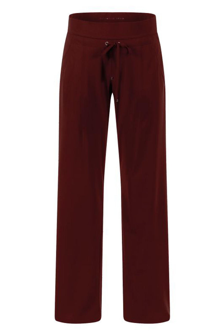 Candice Straight Pant in Burgundy