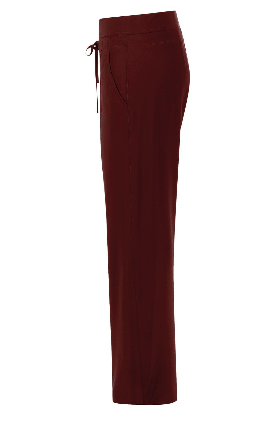 Candice Straight Pant in Burgundy