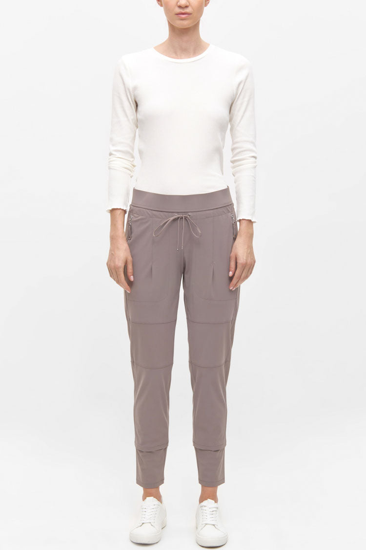 Candy Jersey Jogger in Taupe