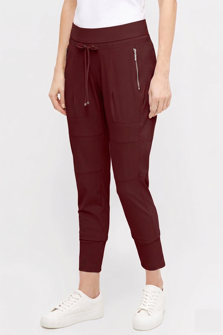 Candy Jersey Jogger in Burgundy