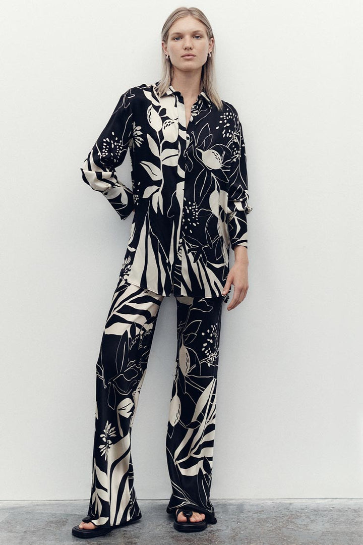 Capri Silk Bias Cut Pant
