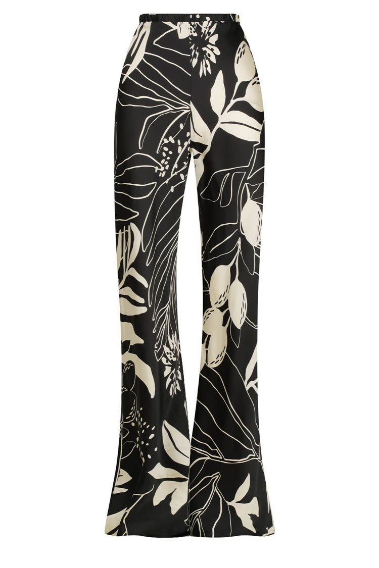 Capri Silk Bias Cut Pant