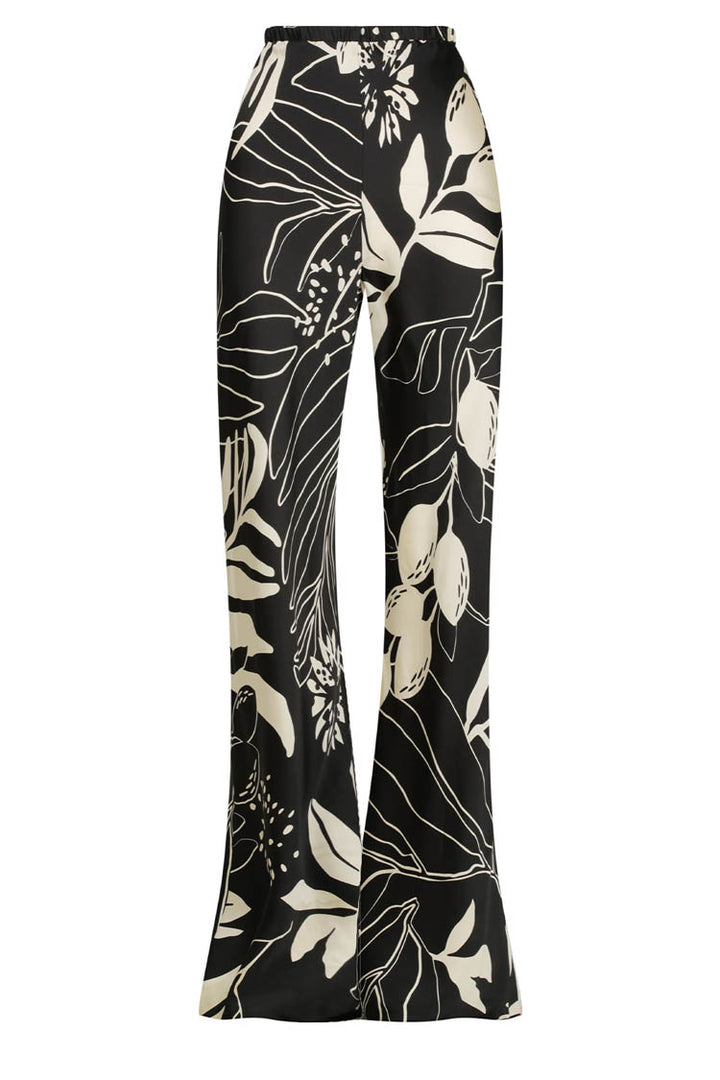 Capri Silk Bias Cut Pant