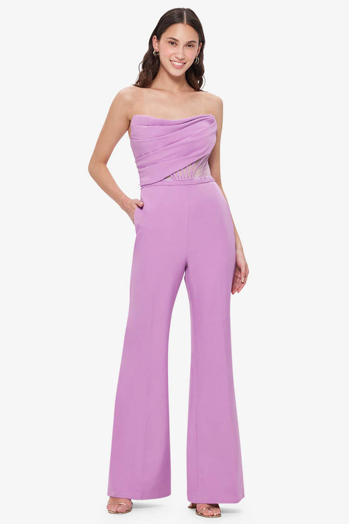 Carmen Draped Jumpsuit | FINAL SALE