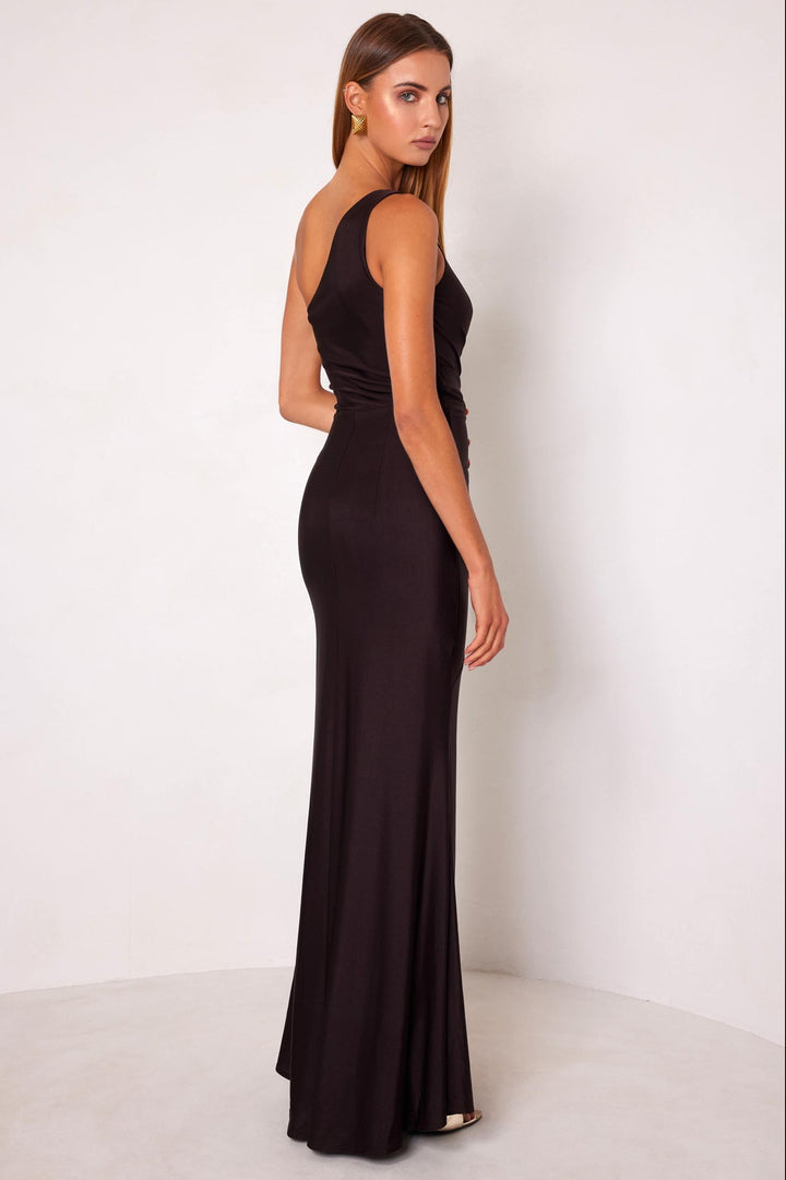Carol Maxi Dress in Espresso