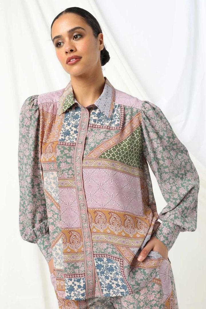 Caroline Blouse in Kindred