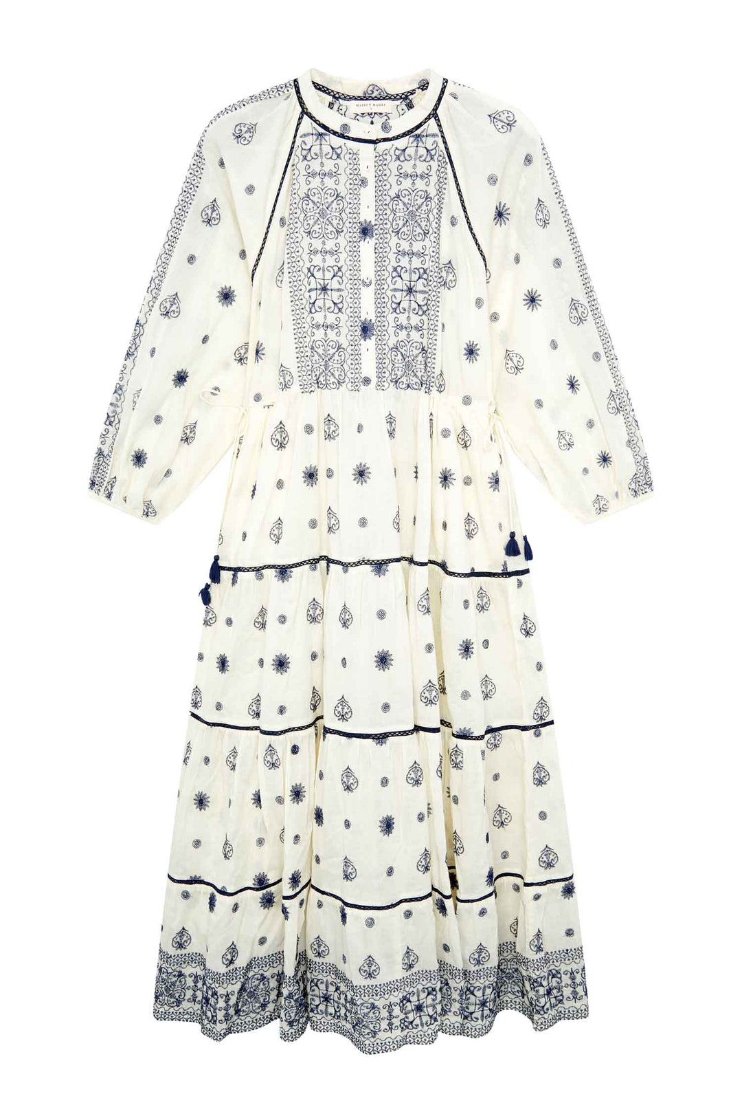 Caroline Sole Mio LS Dress in Off-White