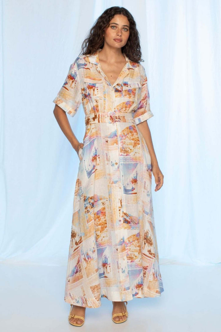 Carrie Maxi Dress in Amalfi