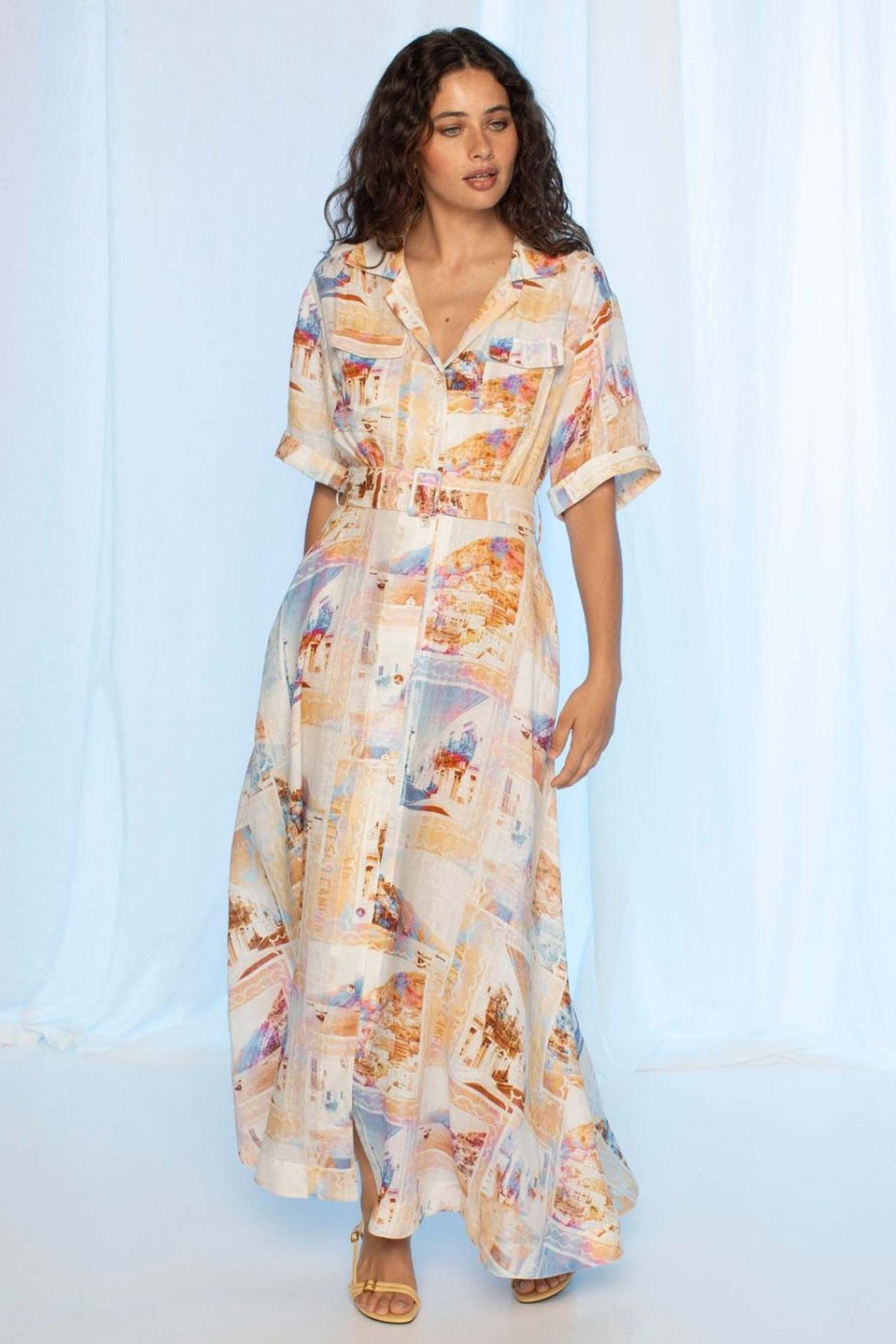 Carrie Maxi Dress in Amalfi